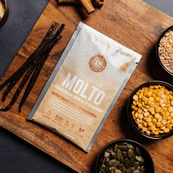 Molto Plant-Based Super-Shake – Madagascan Vanilla & Cinnamon Nutrition Drinks & Shakes Endurance kollective Veloforte