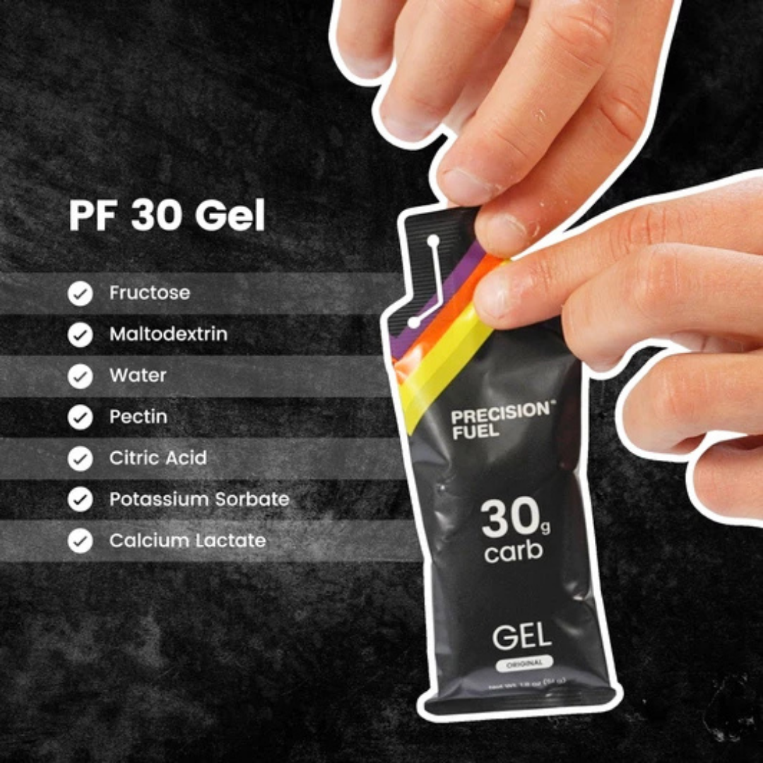 PF 30 Caffeine Gel 100mg Caffeine + 30g Carbs for Endurance Athletes Nutrition Gels & Chews Endurance kollective Precision Fuel & Hydration