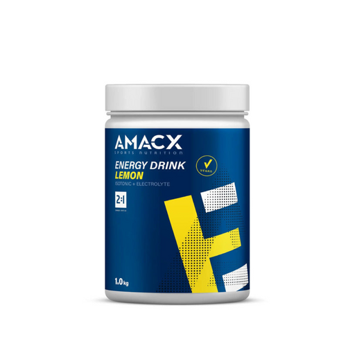Amacx Energy Drink Lemon 1kg – Isotonic Hydration & Performance Fuel Nutrition Drinks & Shakes Endurance kollective Amacx