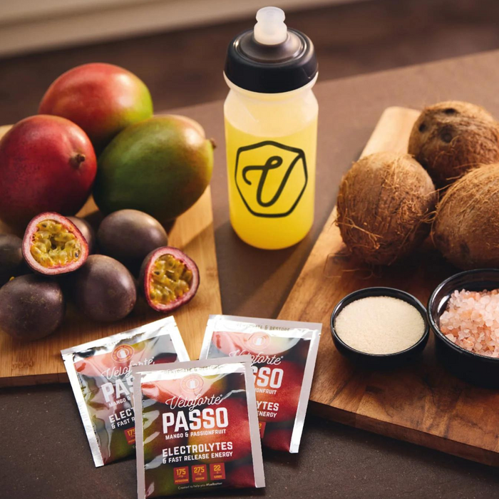 Veloforte Passo – Mango & Passion Fruit Hydration & Energy Drink Mix Nutrition Drinks & Shakes Endurance kollective Veloforte