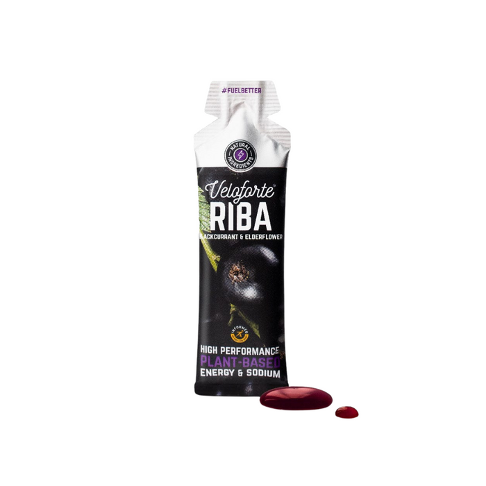 Veloforte Riba – Blackcurrant & Elderflower Energy Gel for Endurance Athletes Nutrition Gels & Chews Endurance kollective Veloforte