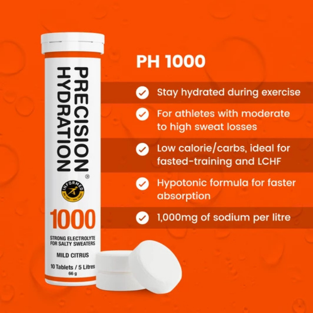 Precision Hydration Electrolyte tablets | 1000 mg Sodium Hydration for Endurance Athletes Vitamins & Supplements Endurance kollective Precision Fuel & Hydration