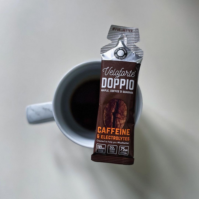Veloforte Doppio Energy Gel – Smooth Energy with Natural Caffeine Nutrition Gels & Chews Endurance kollective Veloforte