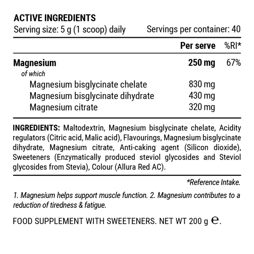 Triple Magnesium – Lemon Lime Pillar Performance Vitamins and supplements Endurance kollective Pillar Performance