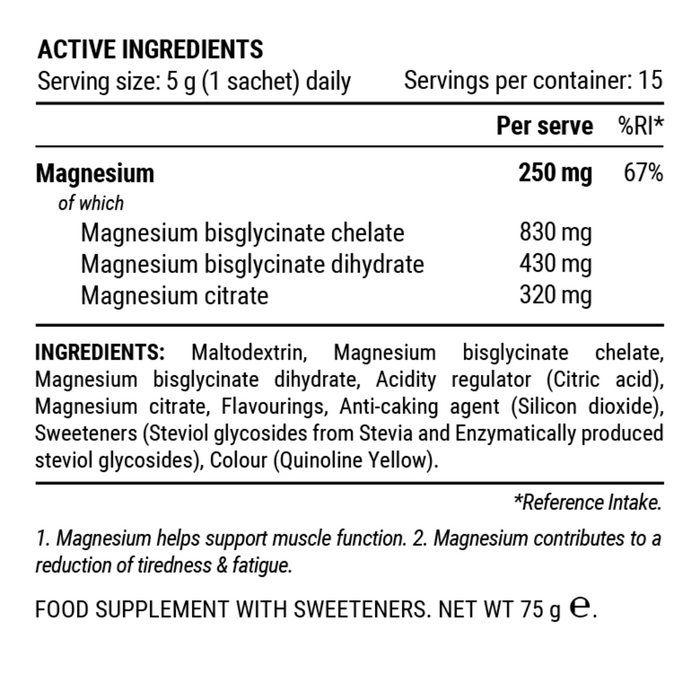 Triple Magnesium Travel Pack Pineapple and Coconut – Sleep & Recovery Support on the Go Vitamins & Supplements Endurance kollective Pillar Performance