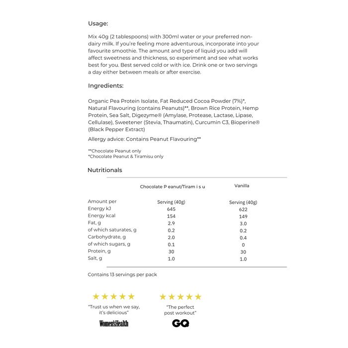 Form Performance Protein Chocolate Peanut - 30g Protein, 5g BCAAs & Glutamine for Muscle Recovery Nutrition Drinks & Shakes Endurance kollective Form