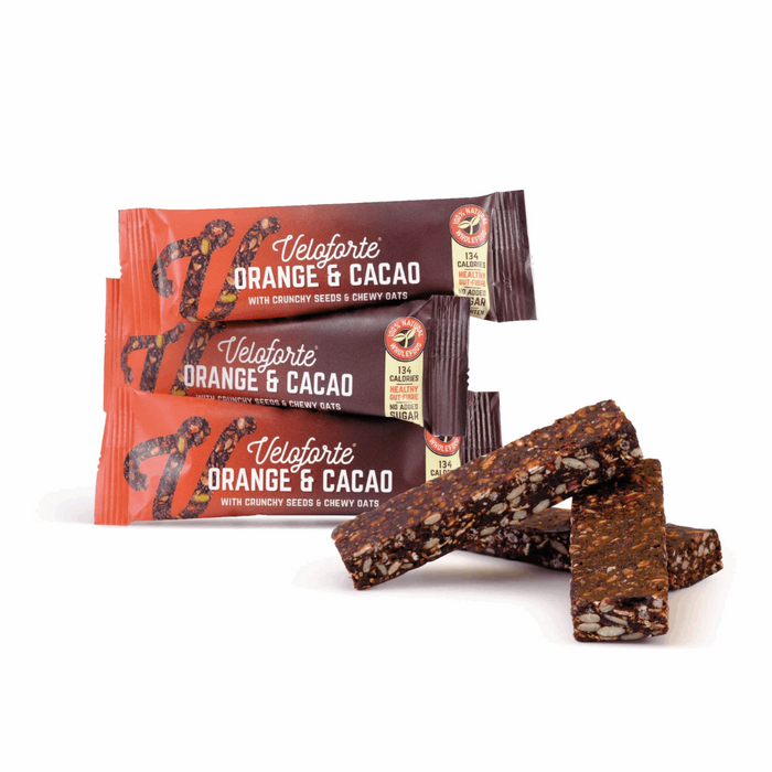 Veloforte Orange and Cacao Wellness bar Endurance kollective Veloforte Orange and Cacao Wellness bar Veloforte Nutrition Bars > Protein Bar > Plant protein