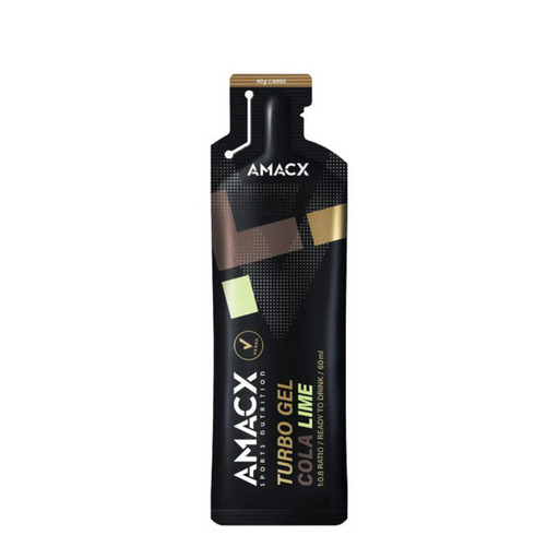 Amacx Turbo Gel Cola Lime – 40g Carbs | Caffeine-Free Energy Gel Nutrition Gels & Chews Endurance kollective Amacx