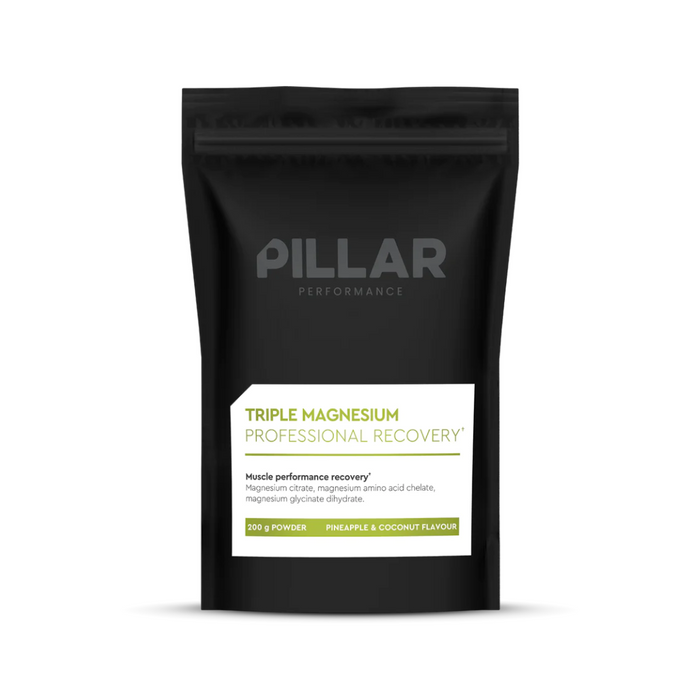 Pillar Triple Magnesium - Natural Pineapple and Coconut Pouch Vitamins and supplements Endurance kollective Pillar Performance