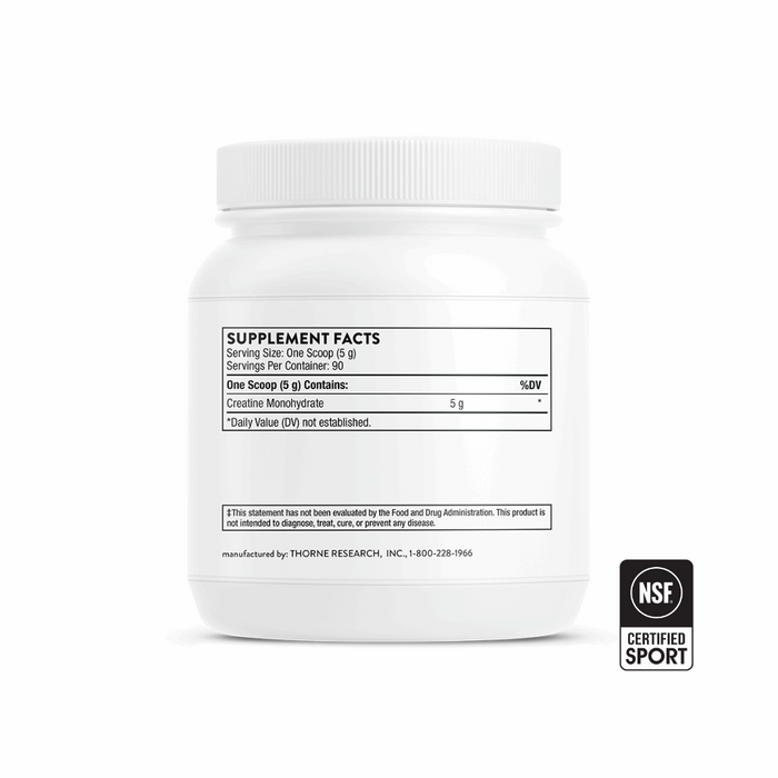 Thorne Creatine Monohydrate Vitamins and supplements Endurance kollective Thorne