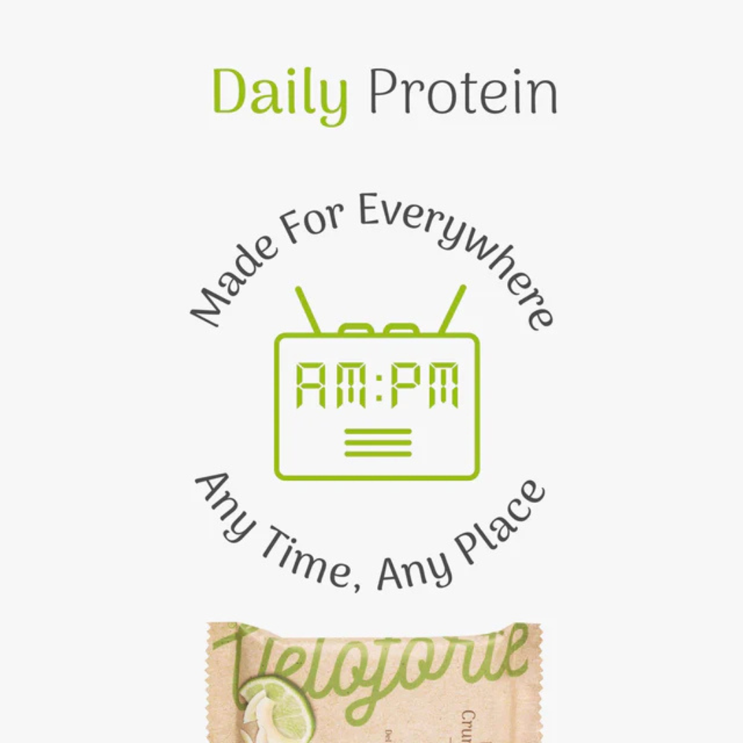 Veloforte Lime & Coconut Protein Crunch Bar | 20g Protein & Collagen Nutrition Bars Endurance kollective Veloforte