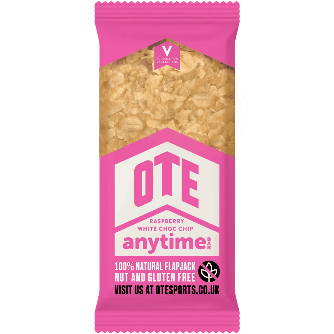 OTE Anytime Bar – Raspberry & White Chocolate Chip – 62g