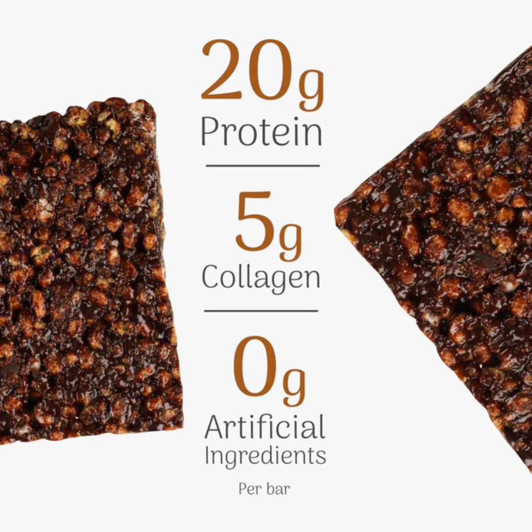 Veloforte Cocoa & Ginger Protein Crunch Bar | 20g Protein & Collagen Nutrition Bars Endurance kollective Veloforte