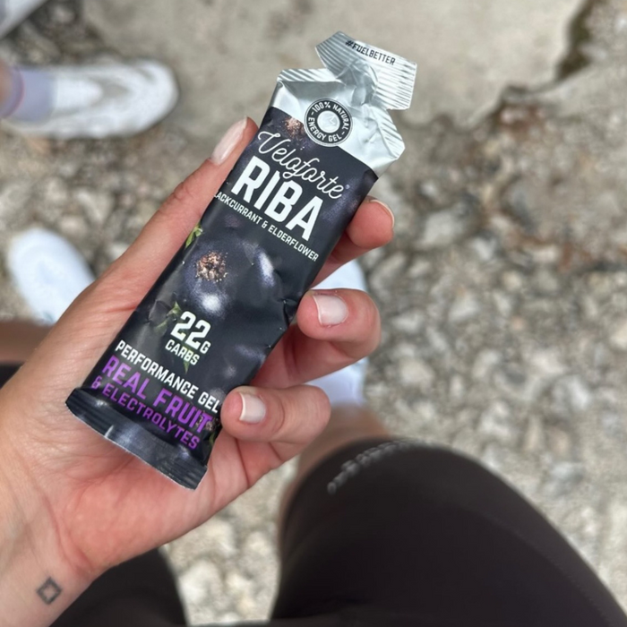 Veloforte Riba – Blackcurrant & Elderflower Energy Gel Nutrition Gels & Chews Endurance kollective Veloforte