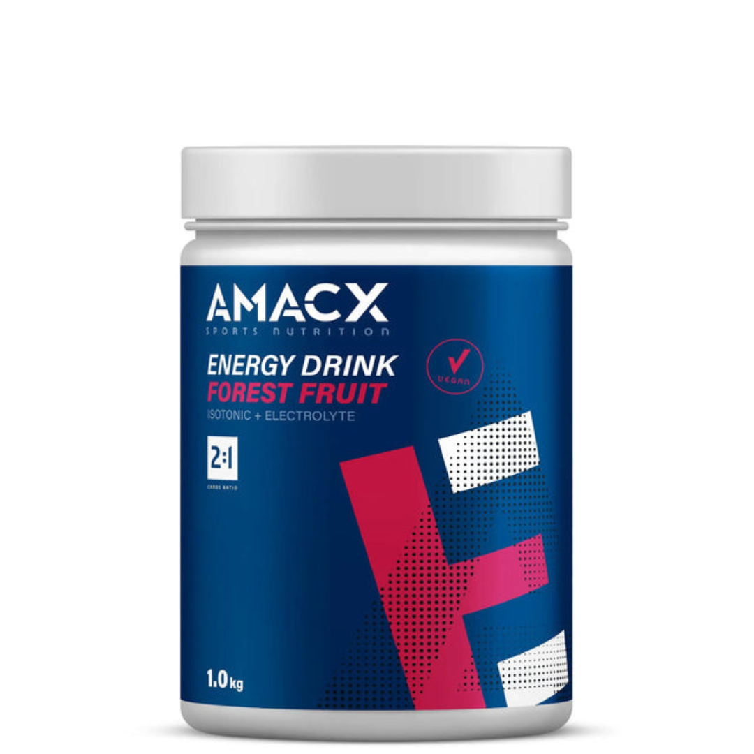Amacx Energy Drink Forest Berry 1kg – Isotonic Hydration & Performance Fuel Nutrition Drinks & Shakes Endurance kollective Amacx
