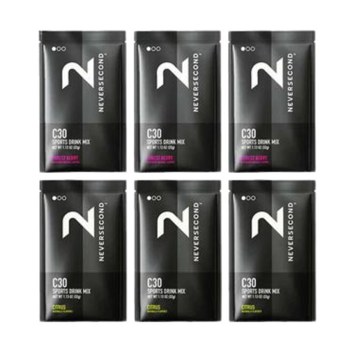 C30 Sports Drink Mix: Citrus & Forest Berry Test Pack, 6 Servings Nutrition Drinks & Shakes Endurance kollective Neversecond