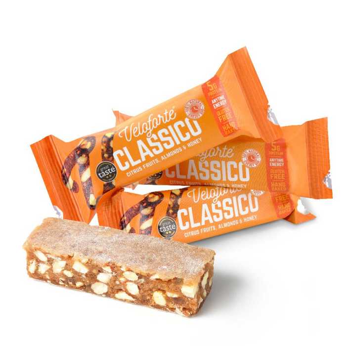 Veloforte Classico Energy Bar: Citrus fruits, almonds & honey. Nutrition Bars Endurance kollective Veloforte