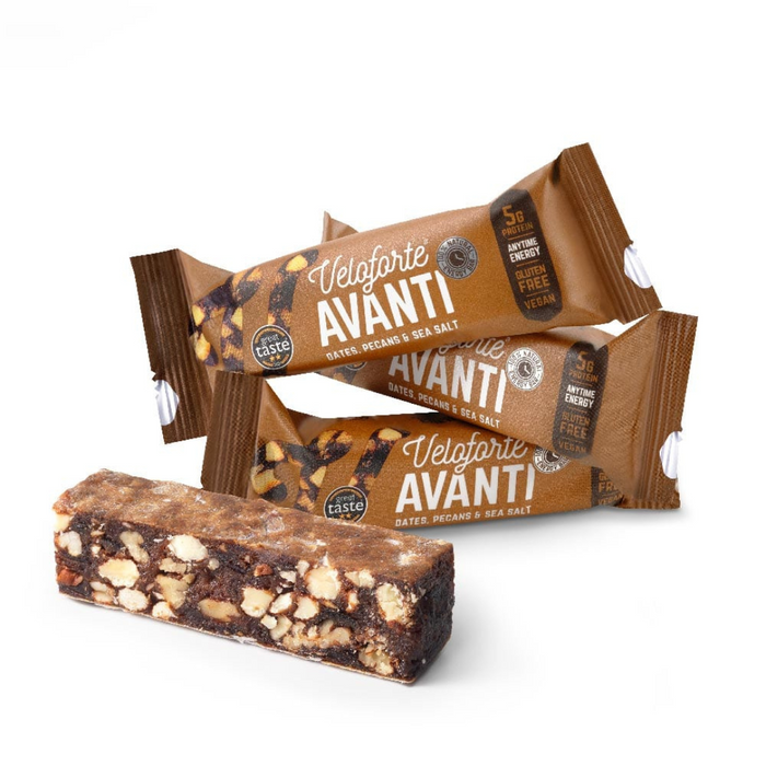 Veloforte Avanti Energy Bar: Dates, Pecans and Sea Salt Nutrition Bars Endurance kollective Veloforte