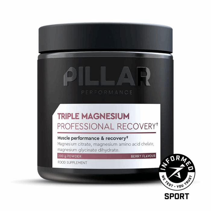 Pillar Triple Magnesium Powder - Natural Berry supplement Endurance kollective Pillar Triple Magnesium Powder - Natural Berry supplement Pillar Vitamins and supplements