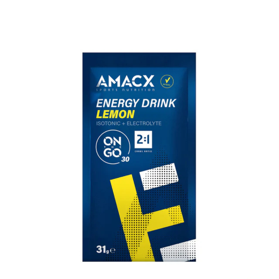 Amacx Energy Drink Lemon 12 Pack – Isotonic Hydration & Performance Fuel Nutrition Drinks & Shakes Endurance kollective Amacx