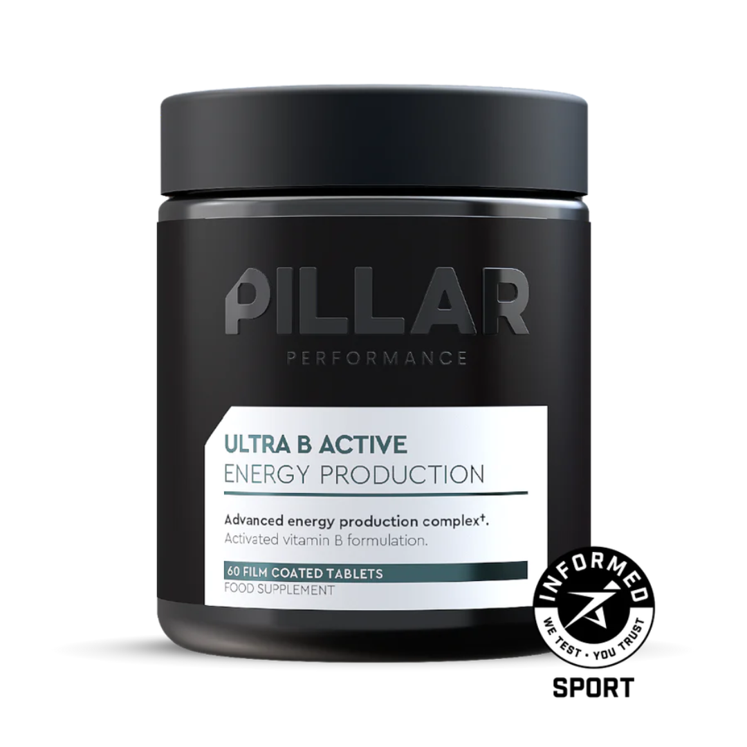 PILLAR PERFORMANCE ULTRA B ACTIVE VITAMIN B COMPLEX Vitamins & Supplements Endurance kollective Pillar Performance