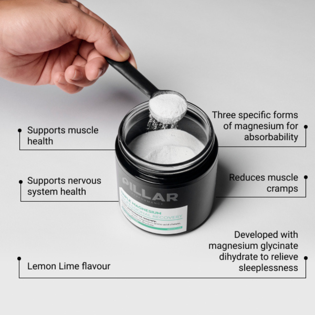 Pillar Performance Triple Magnesium – Lemon Lime Pouch Vitamins & Supplements Endurance kollective Pillar Performance