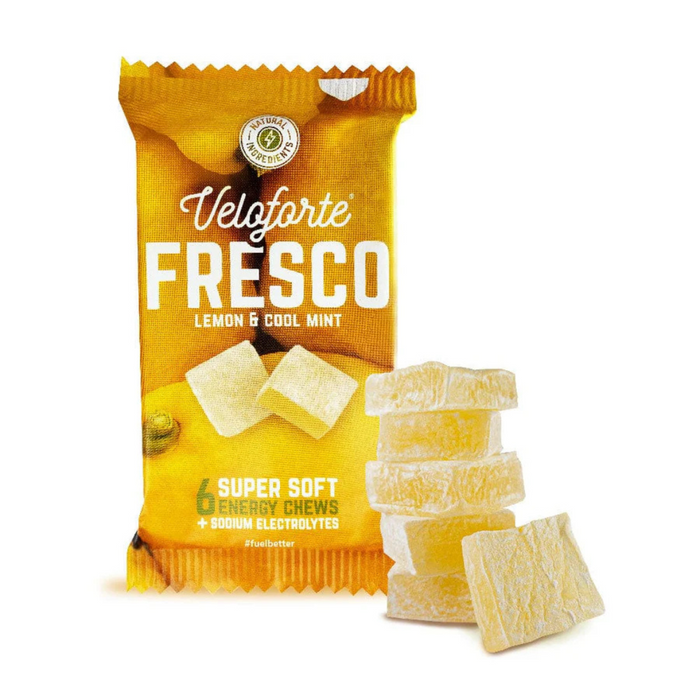 Veloforte Fresco Lemon and Mint Chews Nutrition Gels & Chews Endurance kollective Veloforte