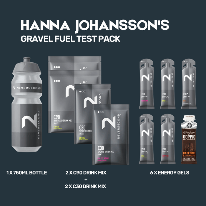 Hanna Johansson's Gravel bike fuel pack Nutrition Drinks & Shakes Endurance kollective EnduranceKollective.co