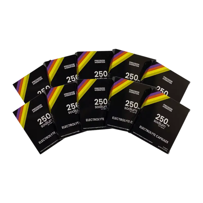 Precision Fuel & Hydration Electrolyte Capsules – 250mg Sodium | 15-Pack Nutrition Gels & Chews Endurance kollective Precision Fuel & Hydration