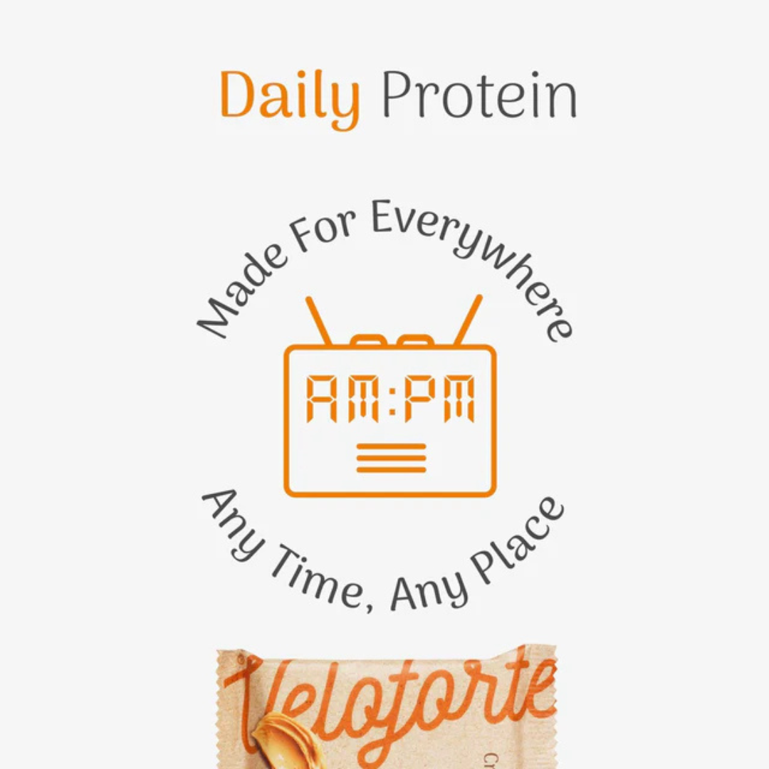 Veloforte Cocoa & Ginger Protein Crunch Bar | 20g Protein & Collagen Nutrition Bars Endurance kollective Veloforte