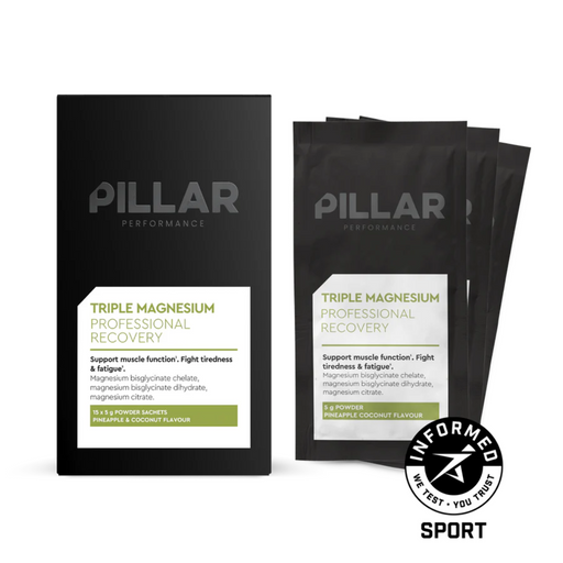 Triple Magnesium Travel Pack Pineapple and Coconut – Sleep & Recovery Support on the Go Vitamins and supplements Endurance kollective Pillar Performance