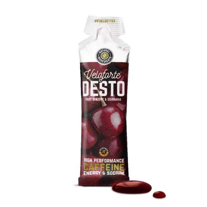 Veloforte Desto Energy Gel – High-Intensity Fuel with Natural Caffeine Nutrition Gels & Chews Endurance kollective Veloforte