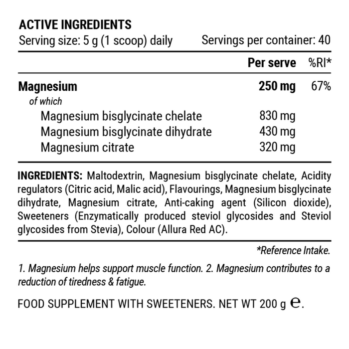 Pillar Triple Magnesium - Naturligt bärtillskott Burk