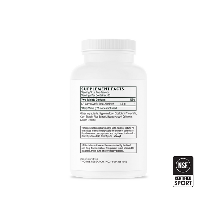Thorne Beta-Alanine NSF Vitamins & Supplements Endurance kollective Thorne