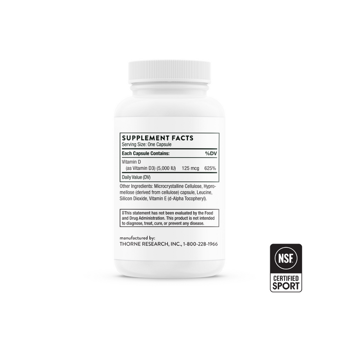 Thorne Vitamin D - 5,000 NSF